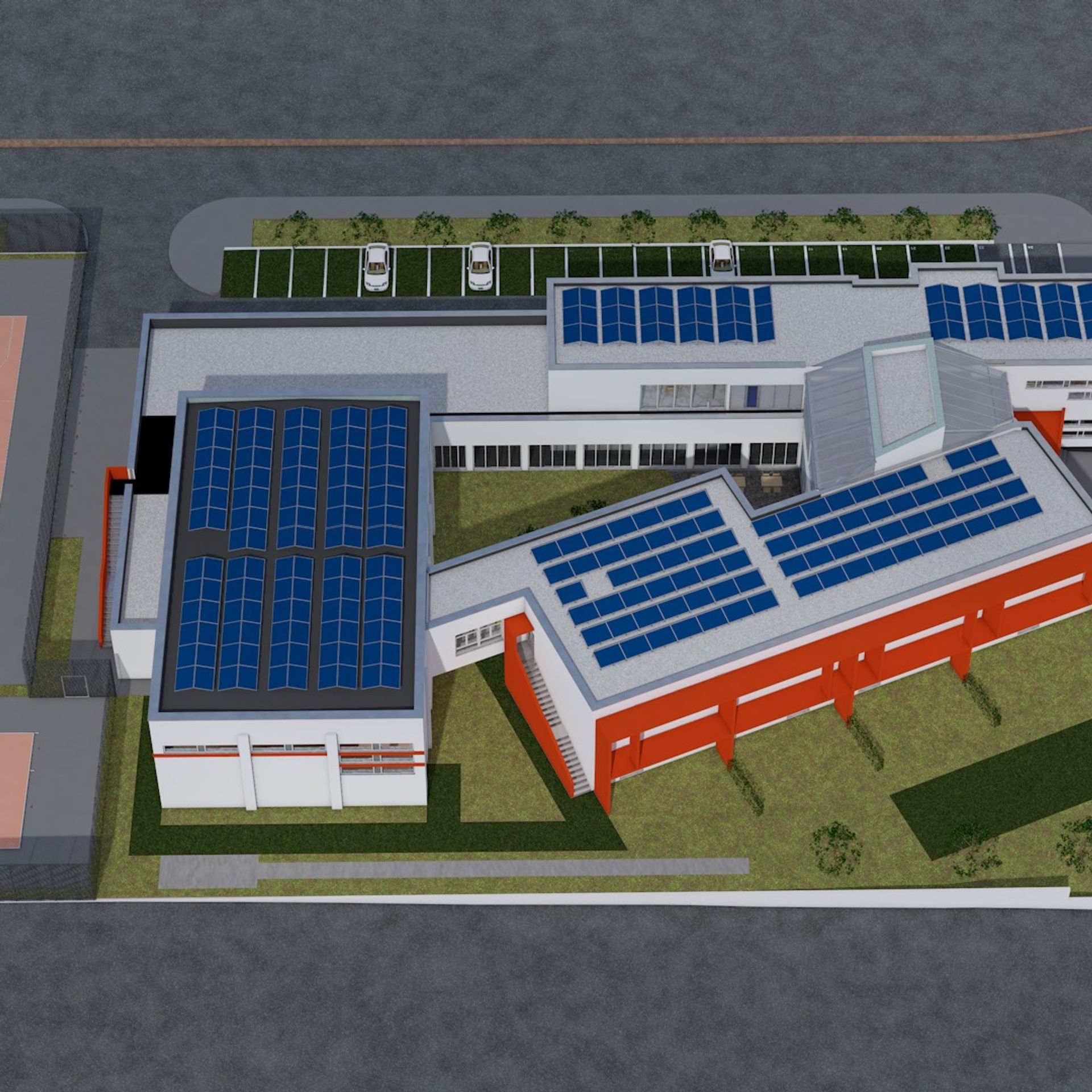 OŠ Vrpolje - iz zraka