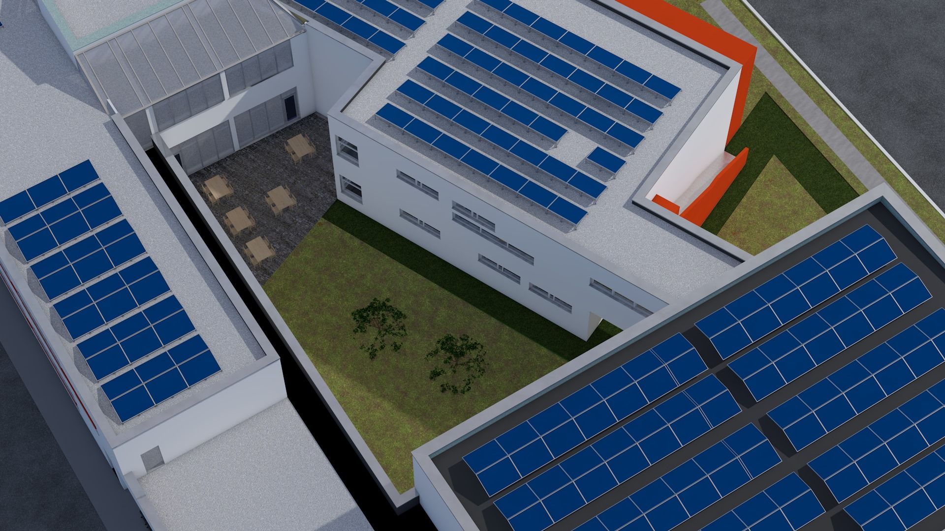 OŠ Vrpolje - iz zraka