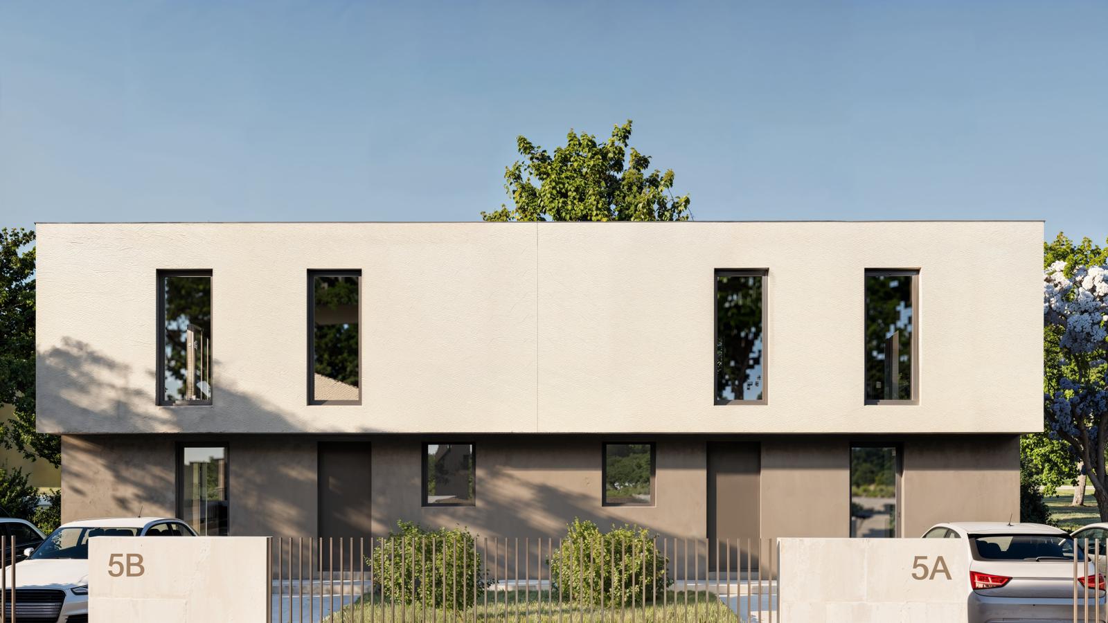 Dvojna kuća Majerje - Istočno pročelje