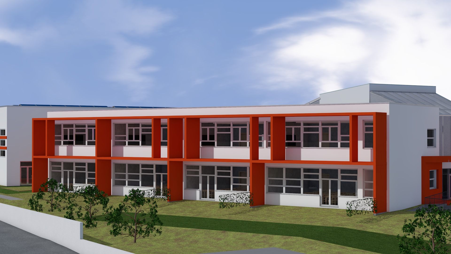 OŠ Vrpolje - pročelje