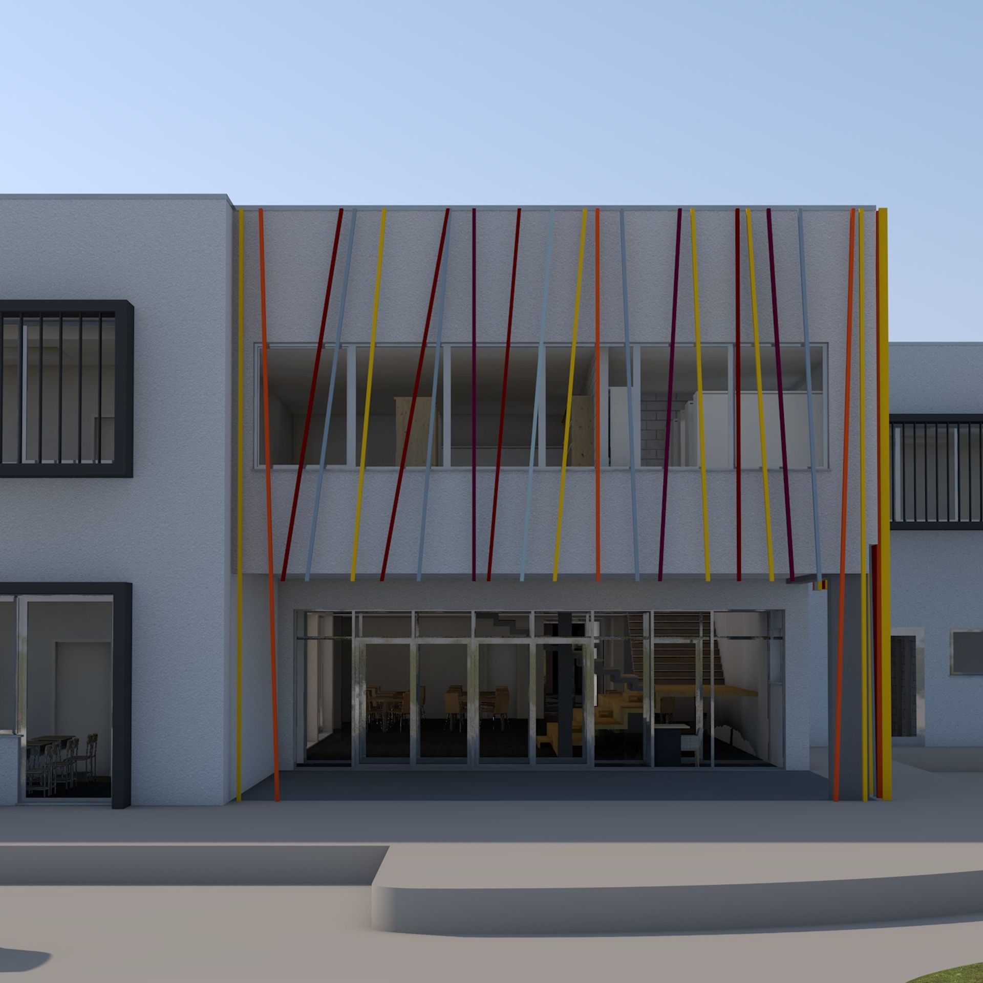 OŠ Ražine - pročelje