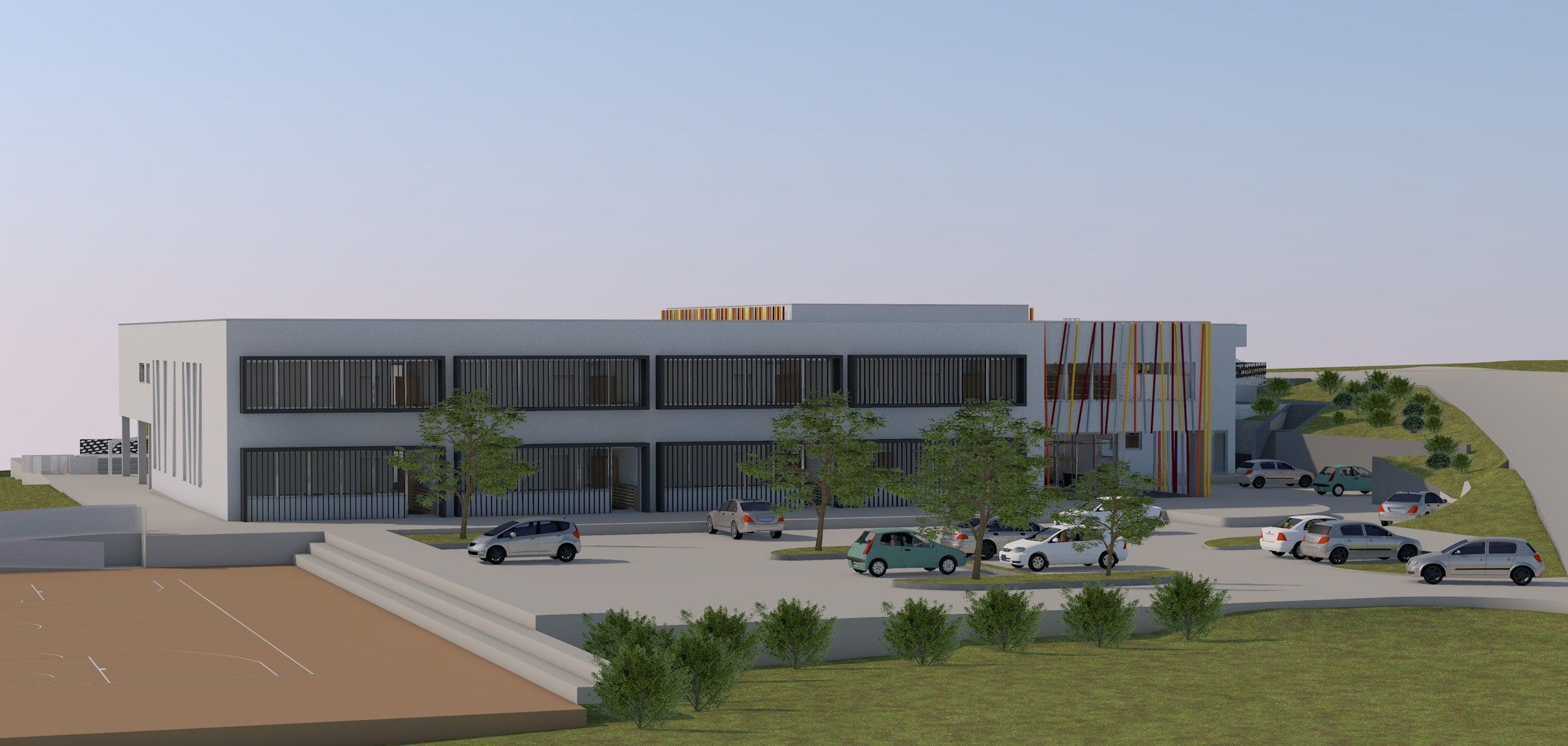 OŠ Ražine - pročelje