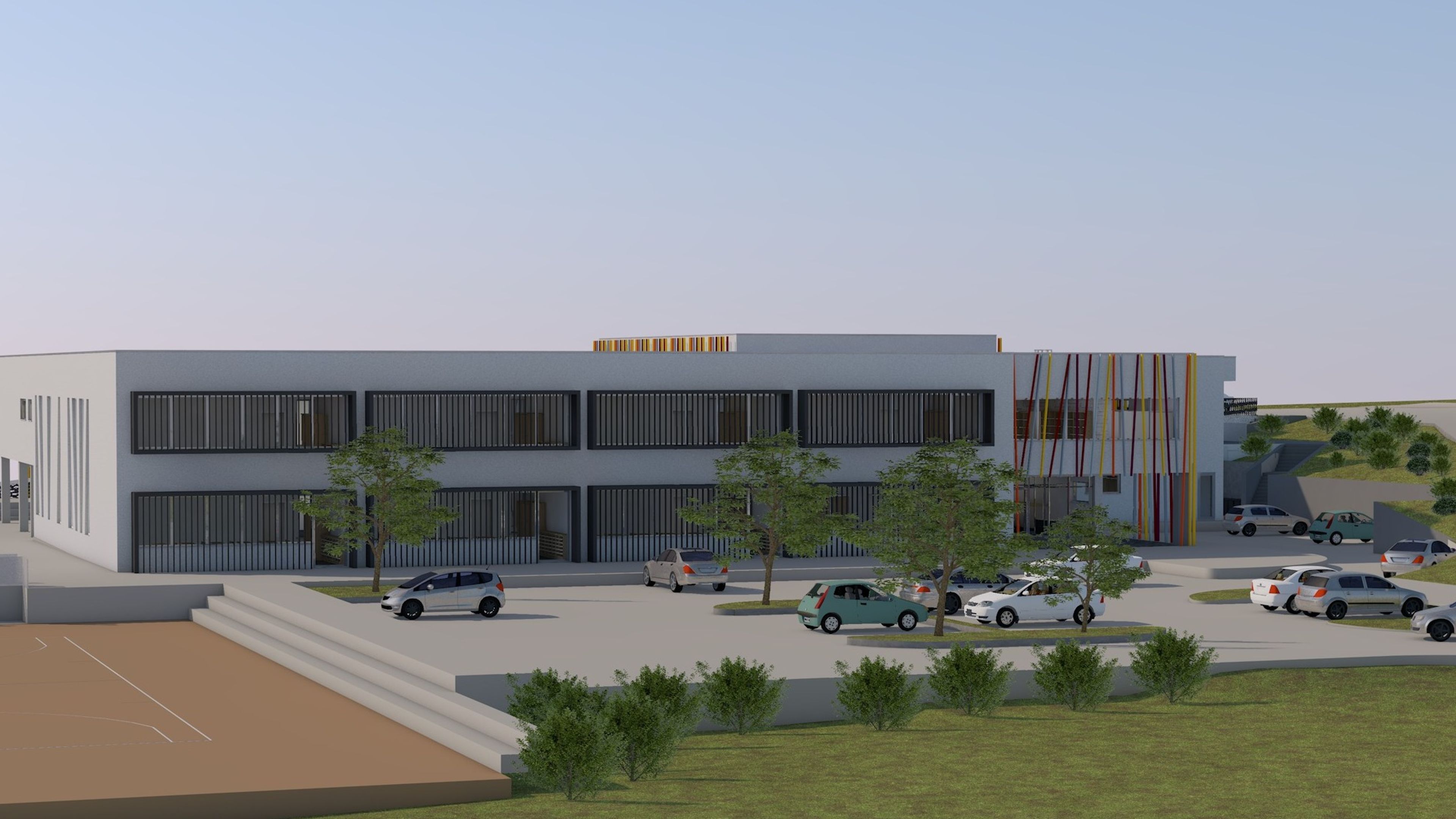 OŠ Ražine - pročelje