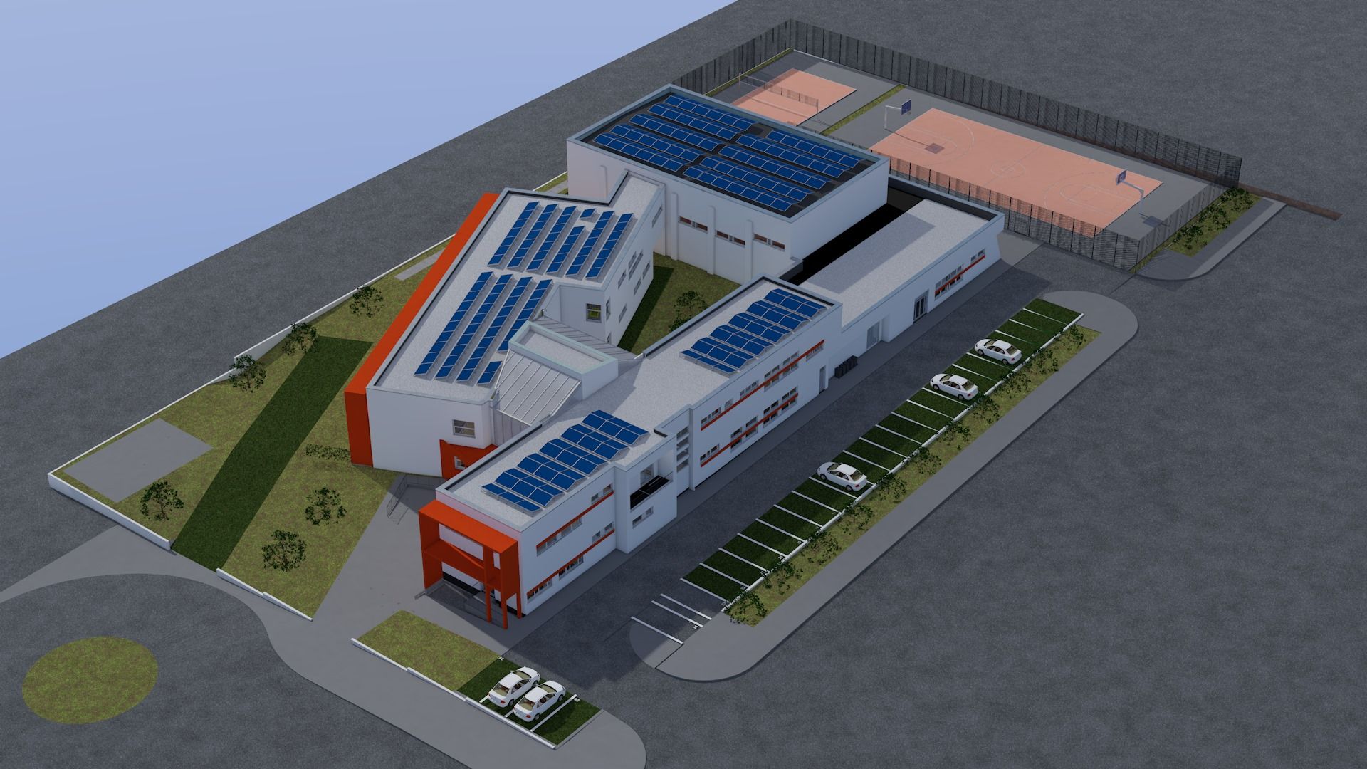 OŠ Vrpolje - iz zraka