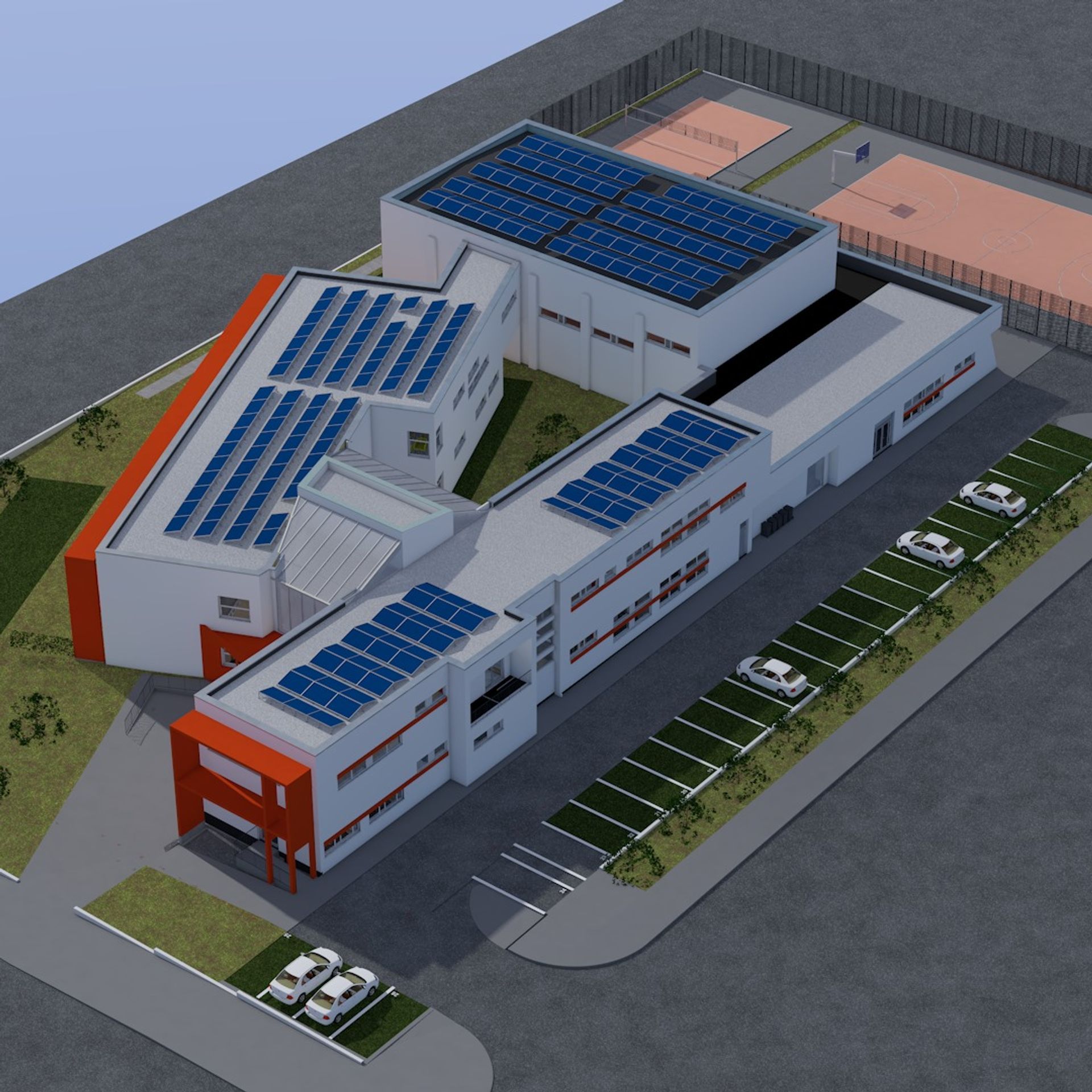 OŠ Vrpolje - iz zraka