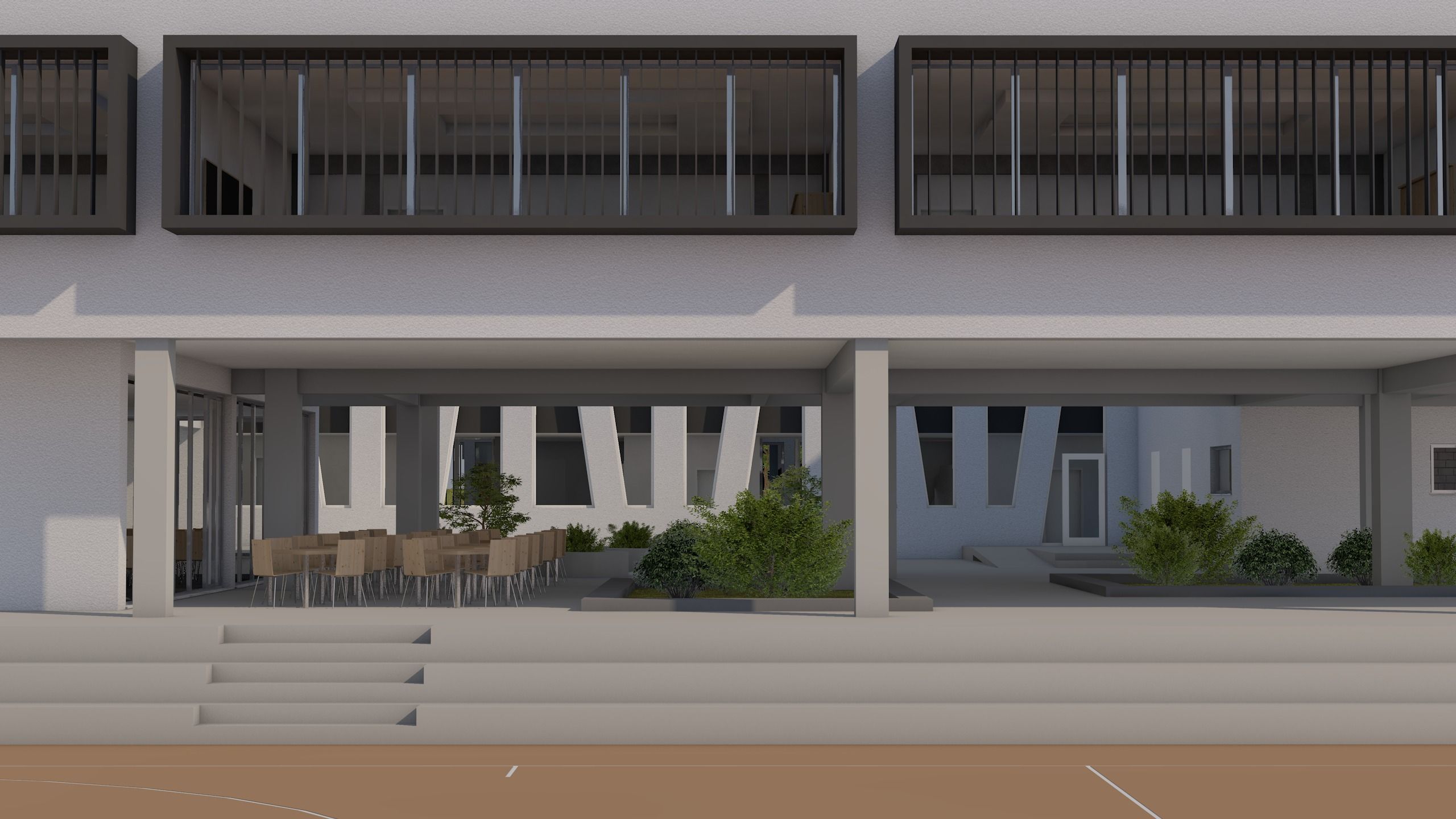 OŠ Ražine - pročelje