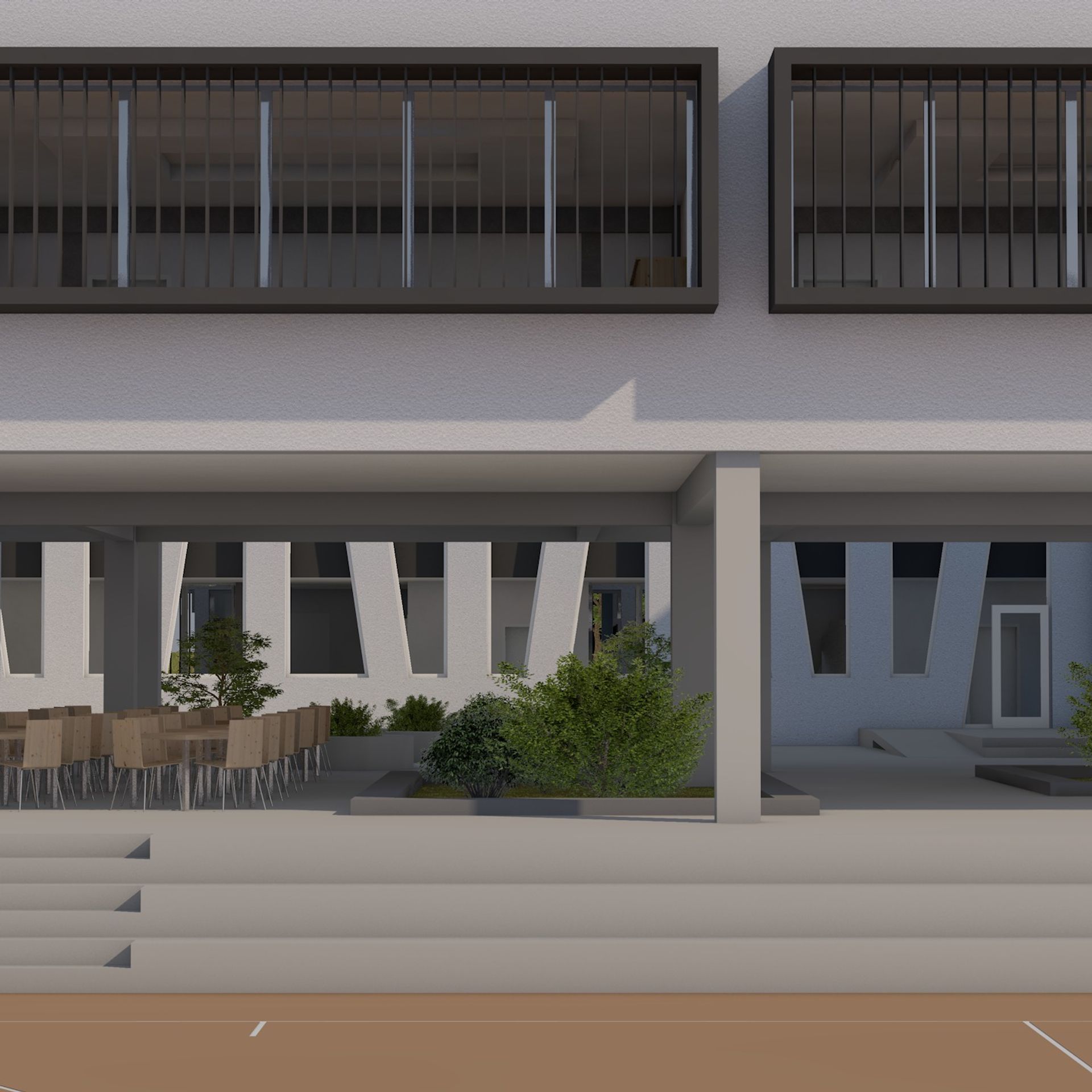 OŠ Ražine - pročelje