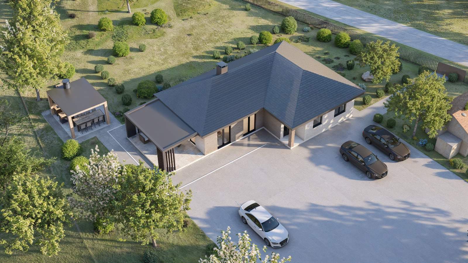 Obiteljska kuća Jurenec - iz zraka