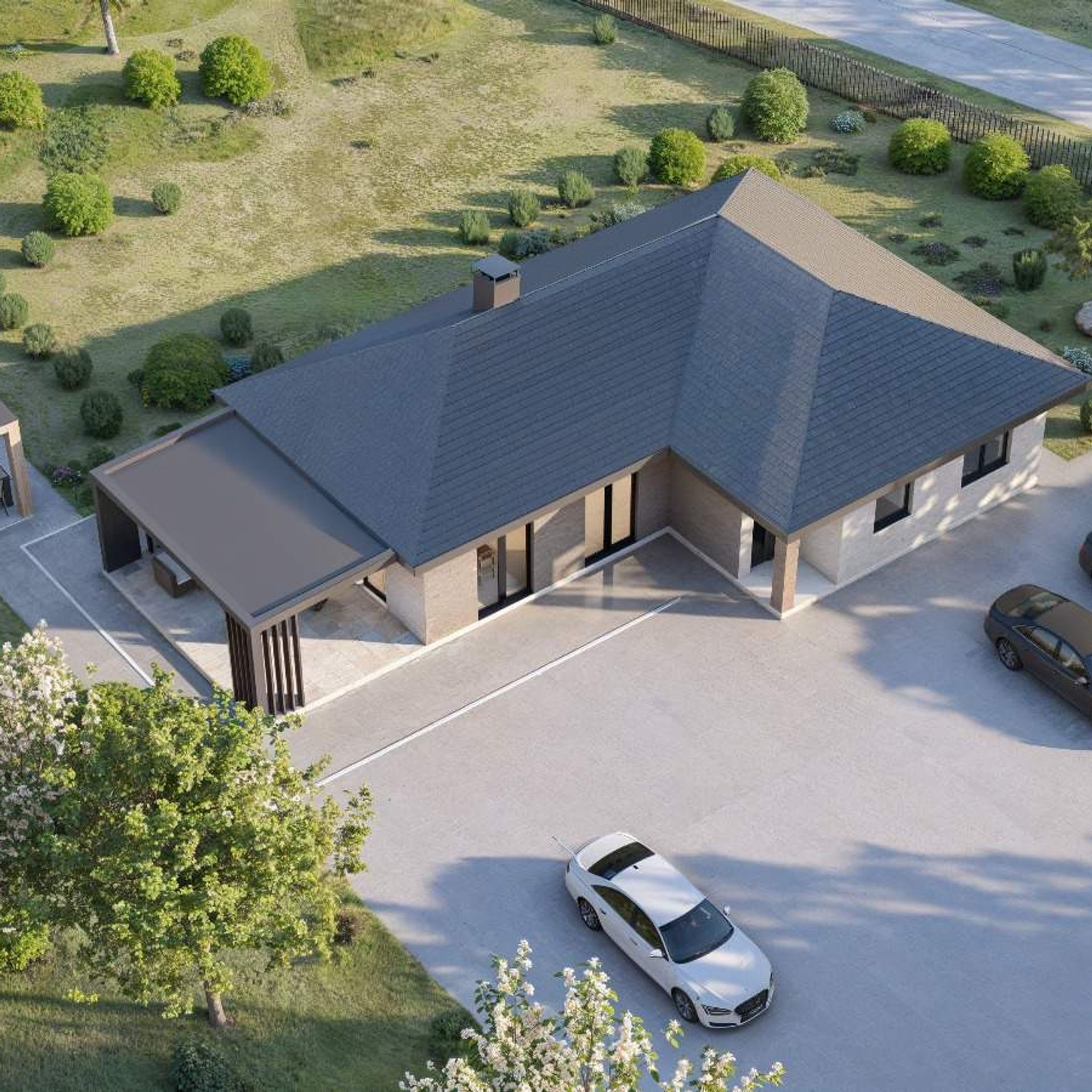 Obiteljska kuća Jurenec - iz zraka