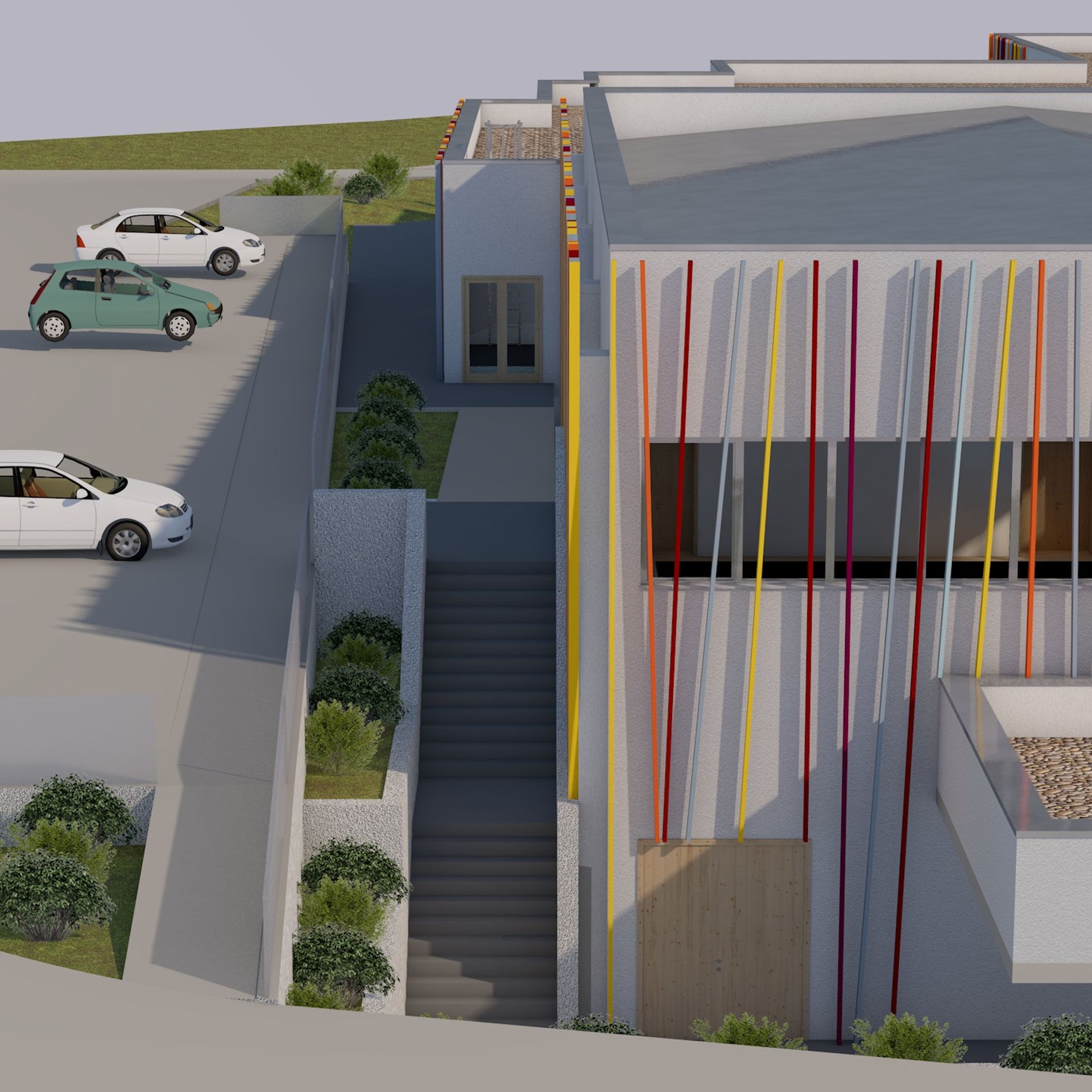 OŠ Ražine - pročelje