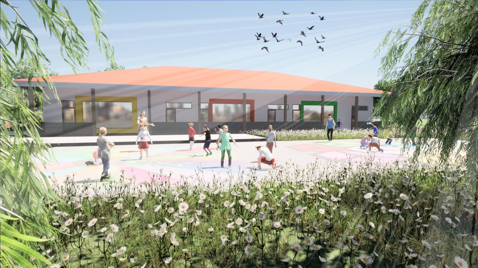 Render dječjeg vrtića Štefanje