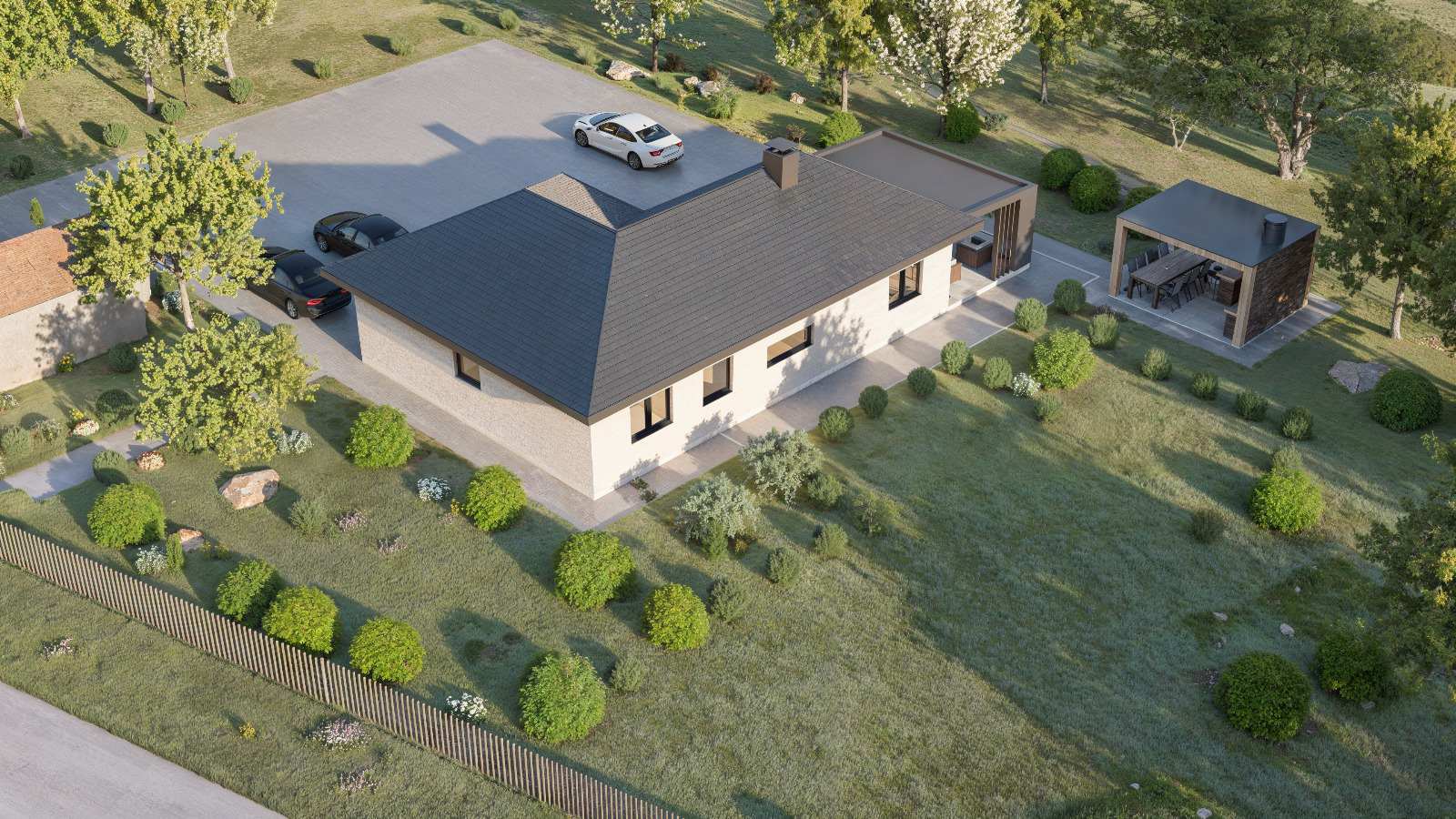 Obiteljska kuća Jurenec - iz zraka