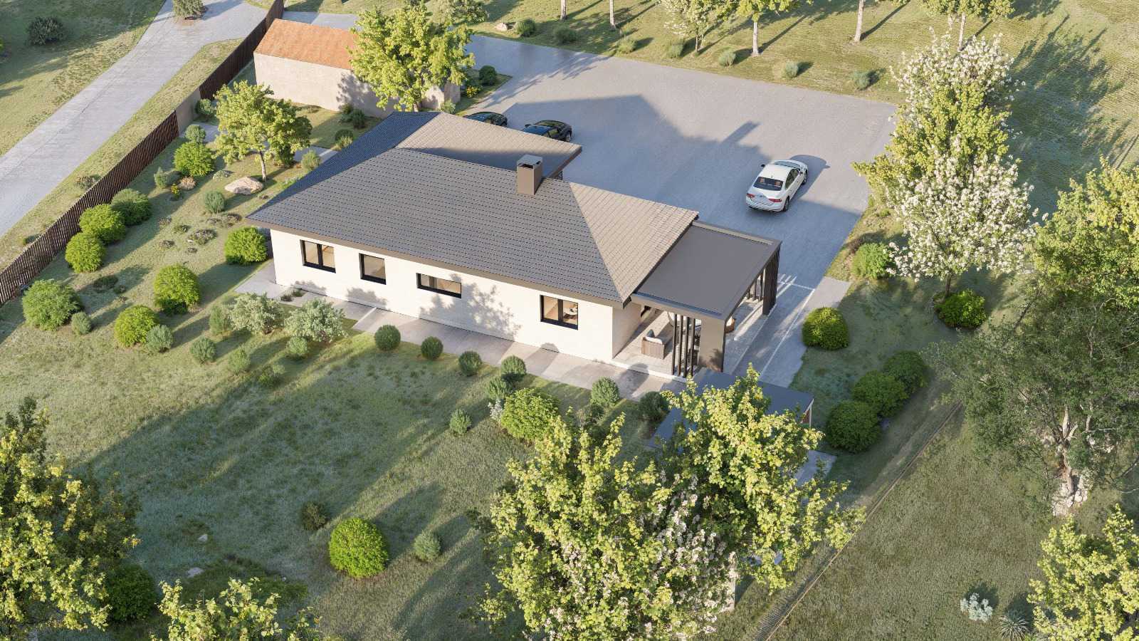 Obiteljska kuća Jurenec - iz zraka