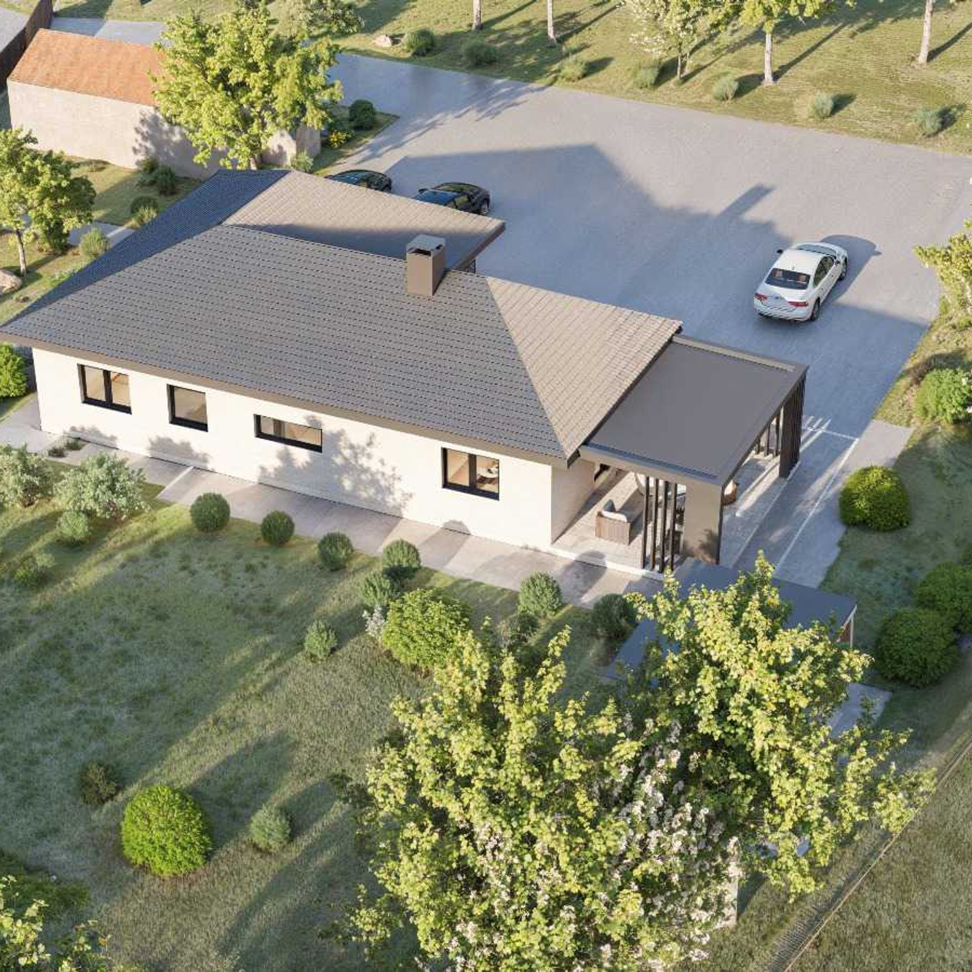 Obiteljska kuća Jurenec - iz zraka