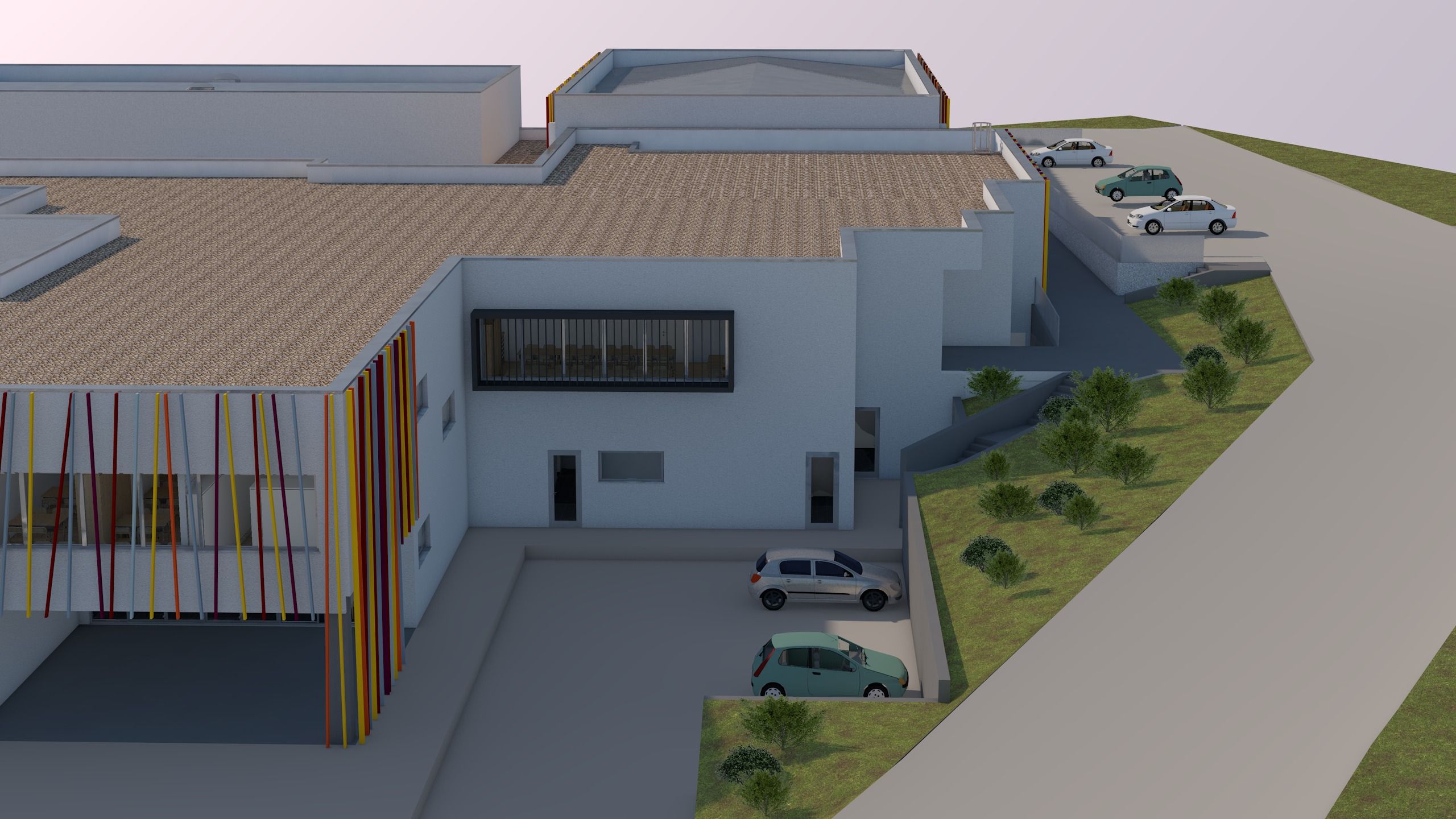 OŠ Ražine - pročelje