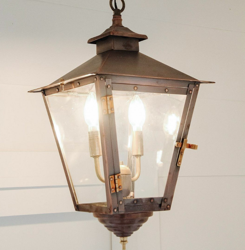 The CopperSmith Conception Street Electric Hanging Chain Mount Lifestyle 1