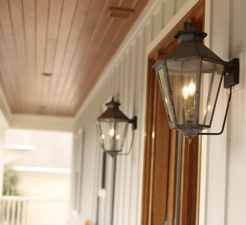 The CopperSmith Bayou Street Electric Wall Mount Lifestyle 4