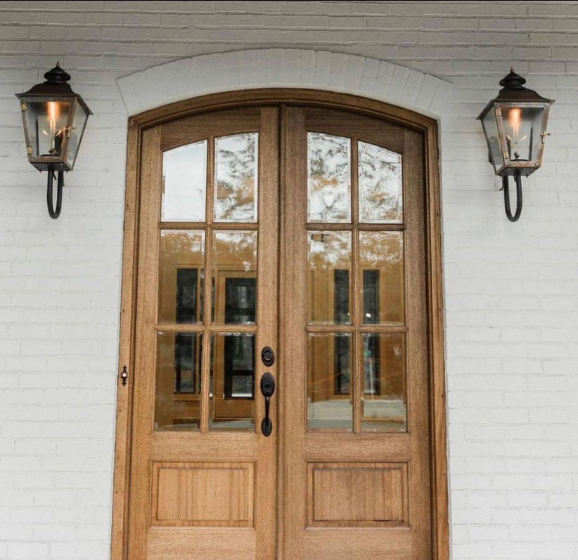 The CopperSmith State Street Gas Gooseneck Wall Mount Lifestyle 13