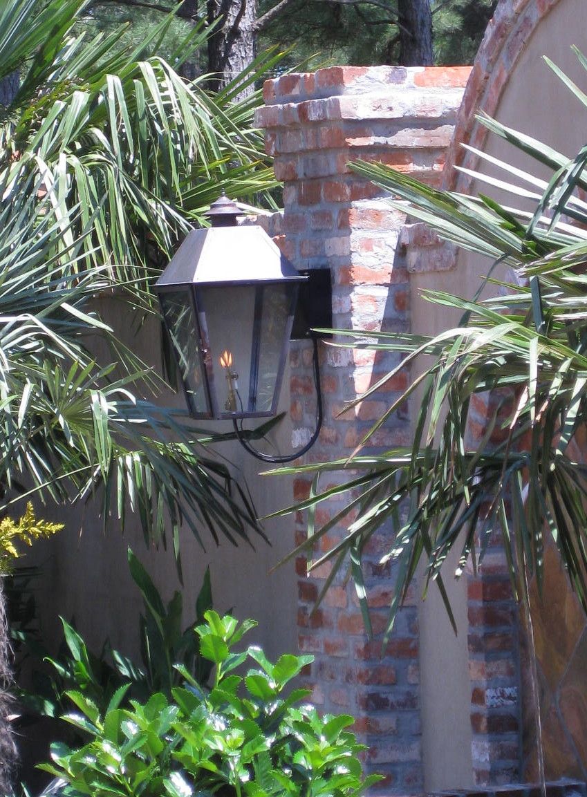 St. James Magnolia Gas Gooseneck Wall Mount Lifestyle 77