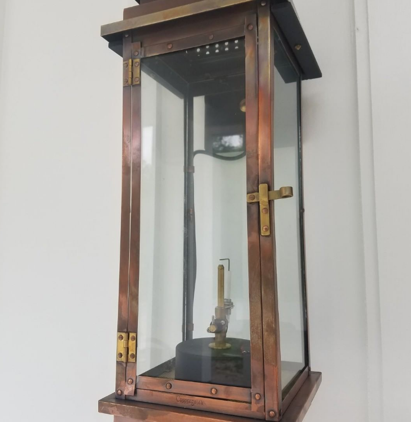 The CopperSmith Contempo Gas Wall Mount Lifestyle 8