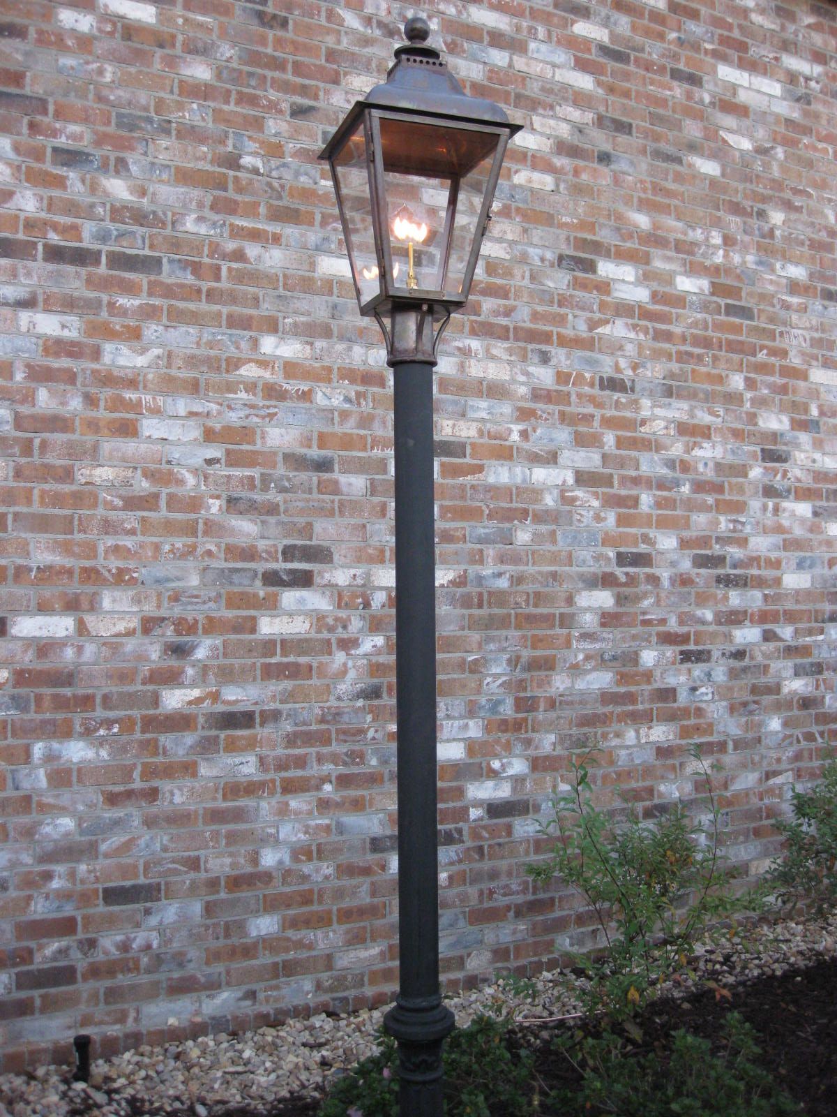 St. James Brunswick Gas Post Mount Lifestyle 6