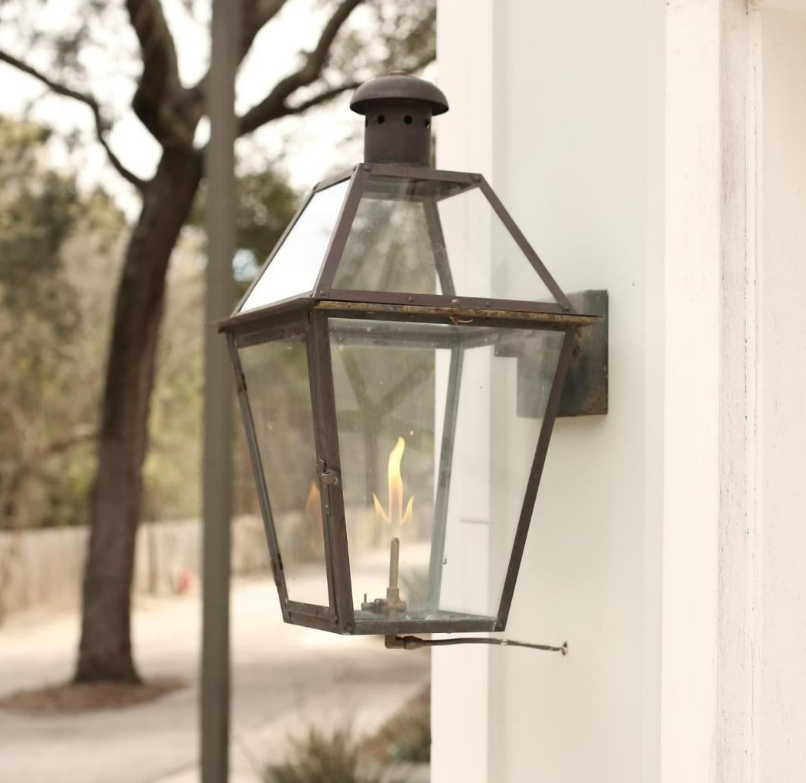 The CopperSmith Georgetown Gas Wall Mount Lifestyle 55