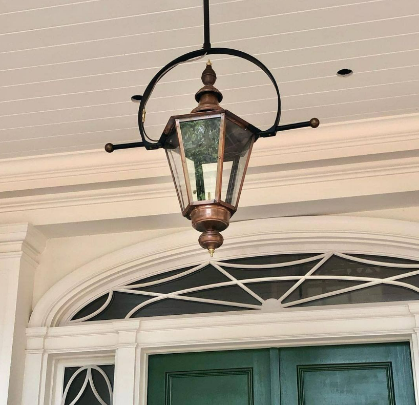 The CopperSmith Eslava Street Gas Yoke Ladder Rest Hanging Mount