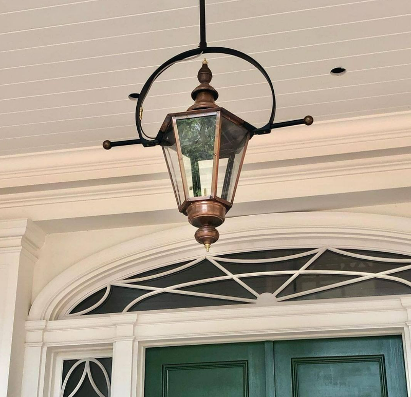The CopperSmith Eslava Street Gas Yoke Ladder Rest Hanging Mount