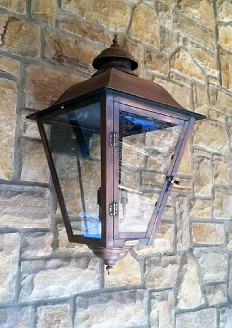 The CopperSmith State Street Gas Wall Mount Lifestyle 22
