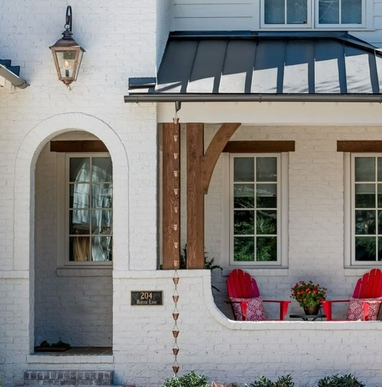 The CopperSmith State Street Gas Top Scroll Wall Mount Lifestyle 18