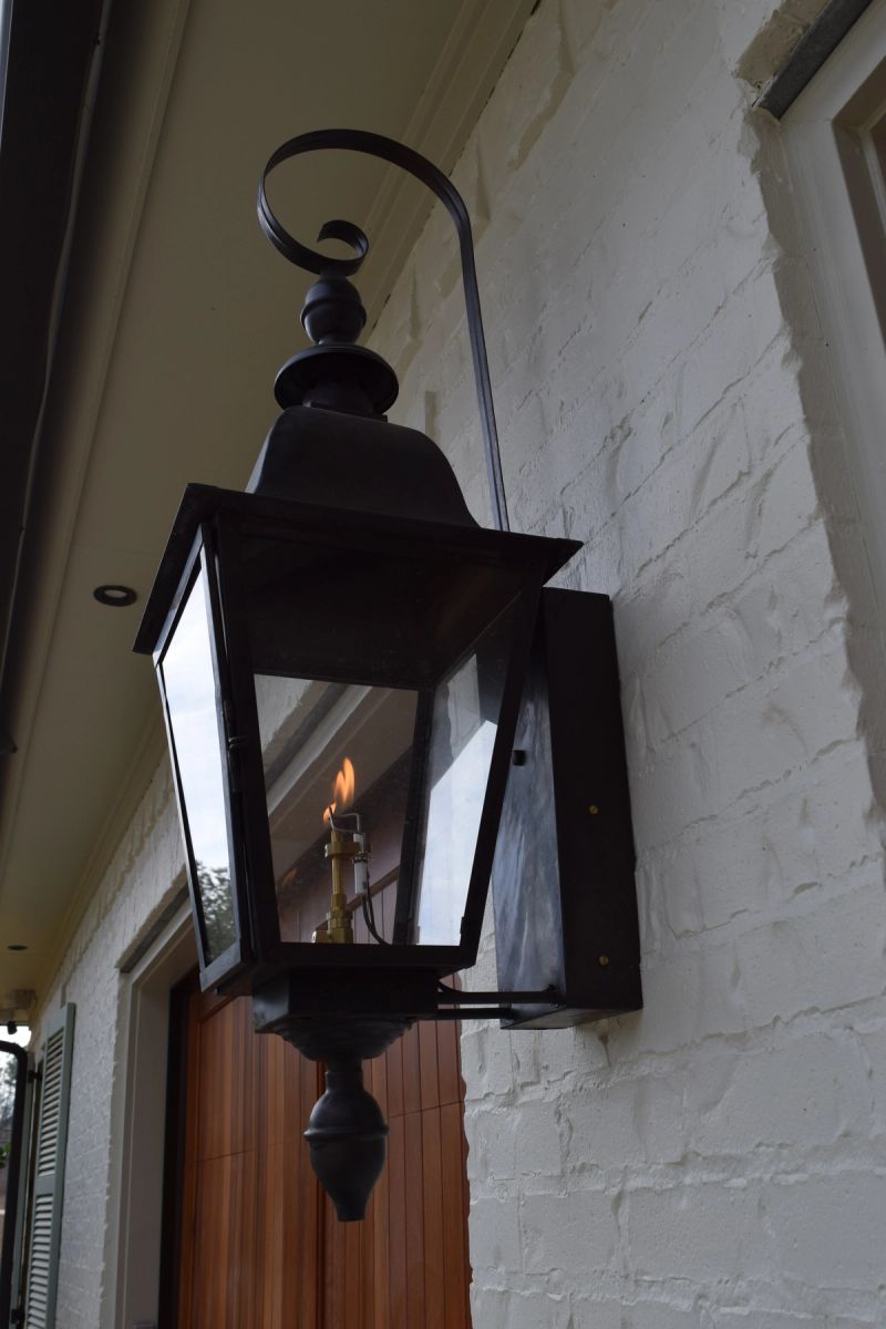 St. James Quebec Gas Top Scroll Wall Mount Lifestyle 67