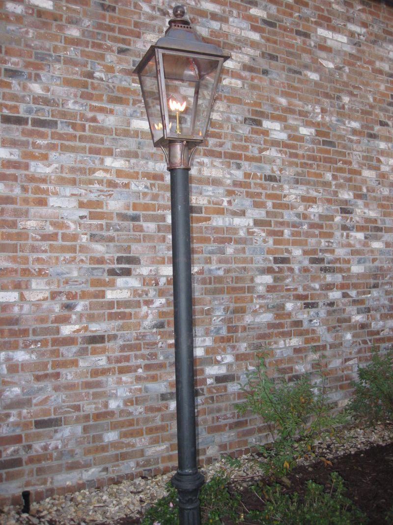 St. James Brunswick Gas Post Mount Lifestyle 7