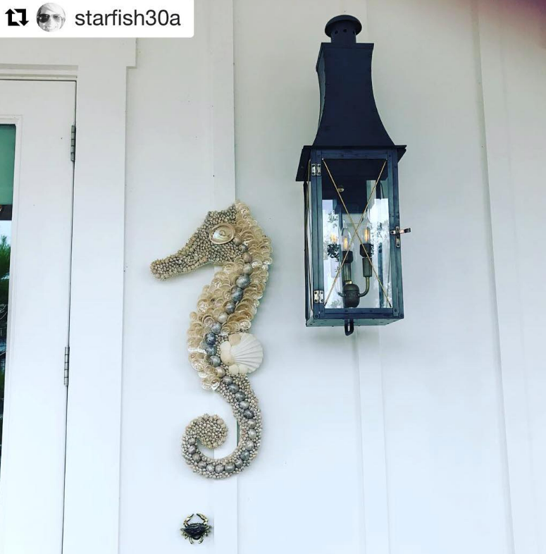 The CopperSmith Churchill Electric Coach Bar Wall Mount Lifestyle 2