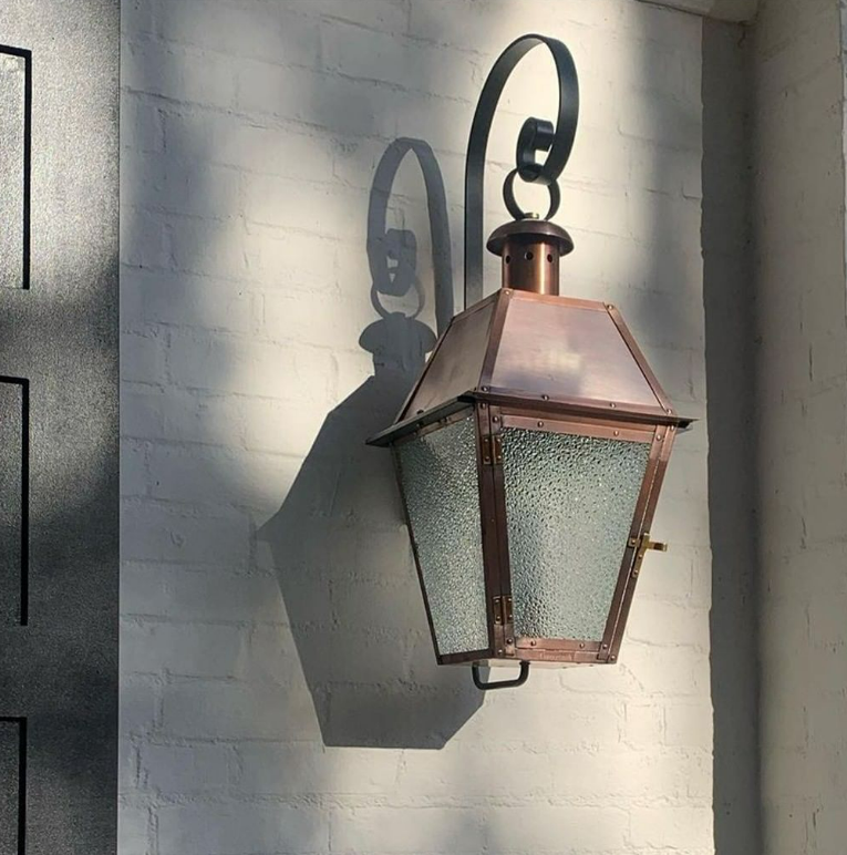 The CopperSmith Georgetown Weiyan Top Scroll Wall Mount Lifestyle 9