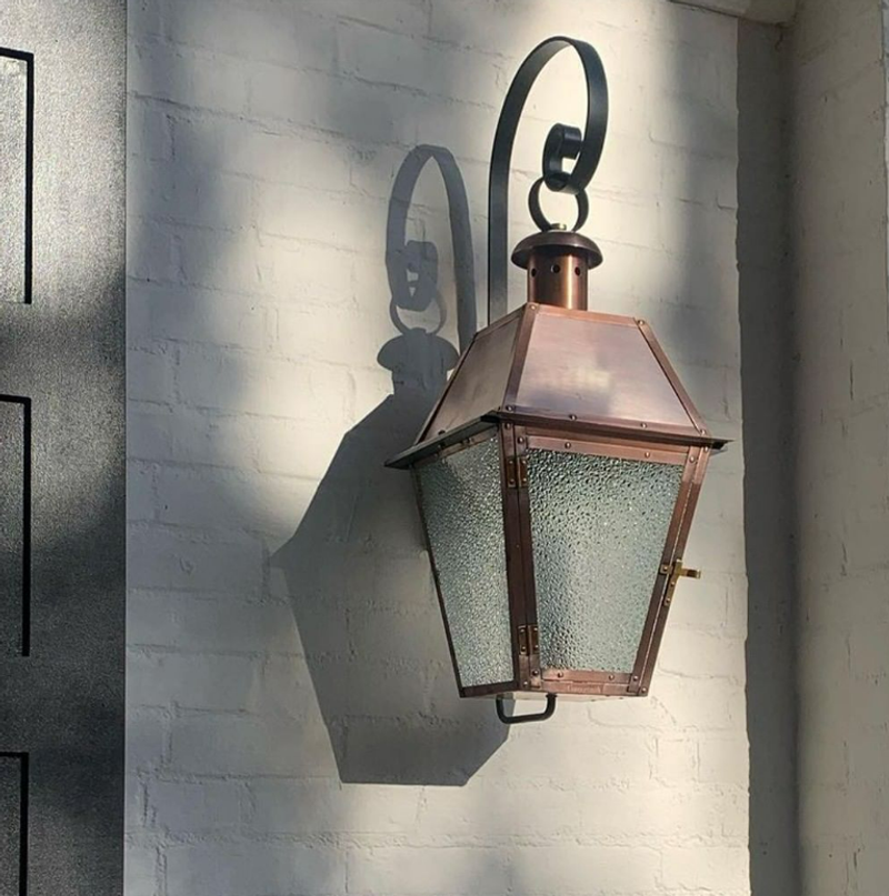 The CopperSmith Georgetown Weiyan Top Scroll Wall Mount Lifestyle 9