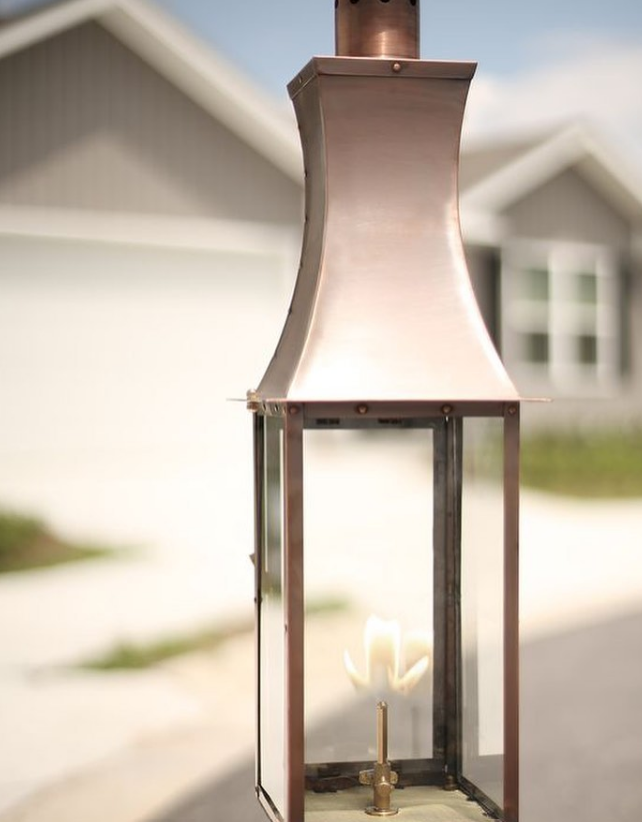 The CopperSmith Churchill Gas Post Mount Lifestyle 10