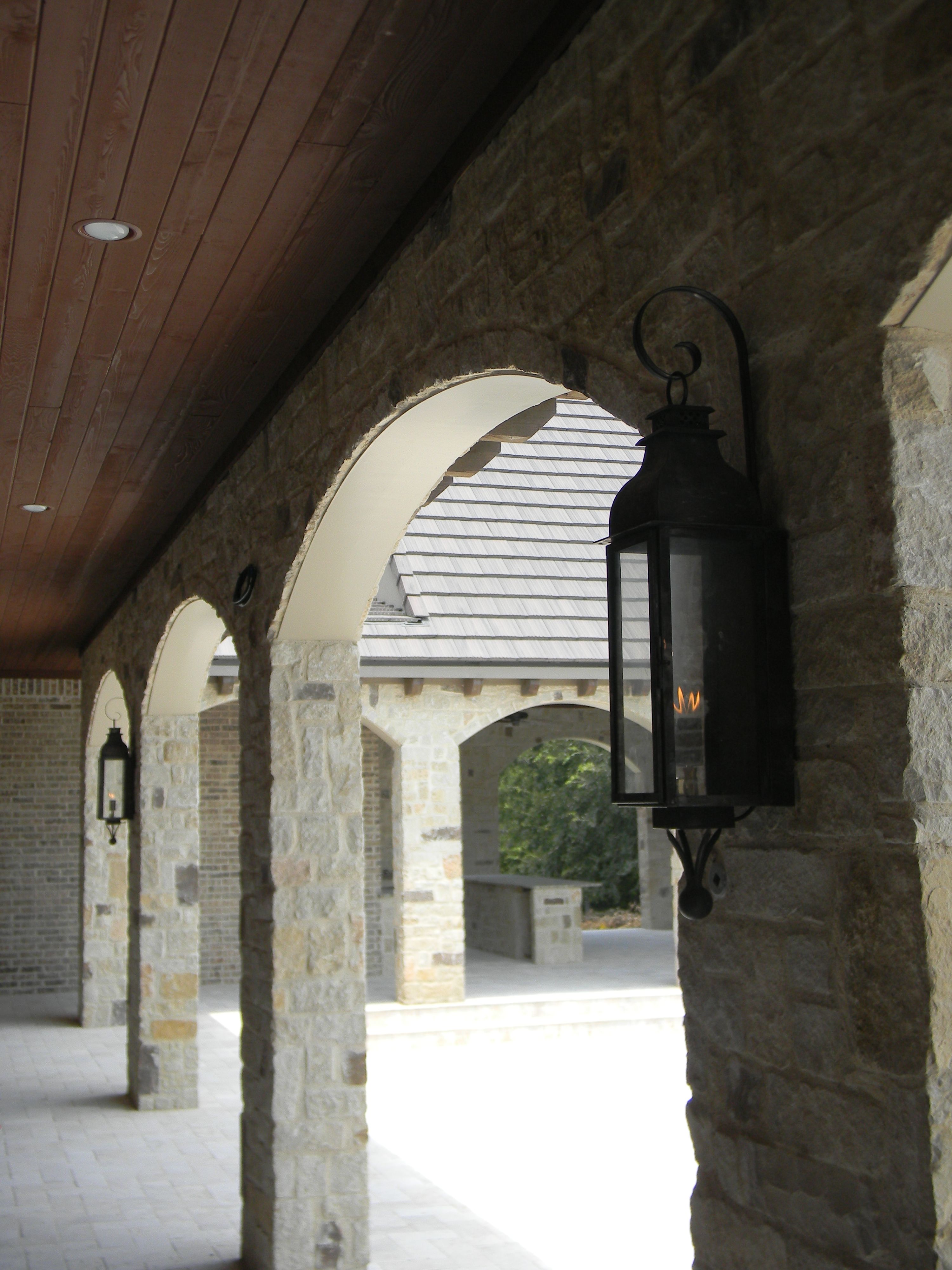 St. James Sarasota Gas Top Scroll Wall Mount Lifestyle 90