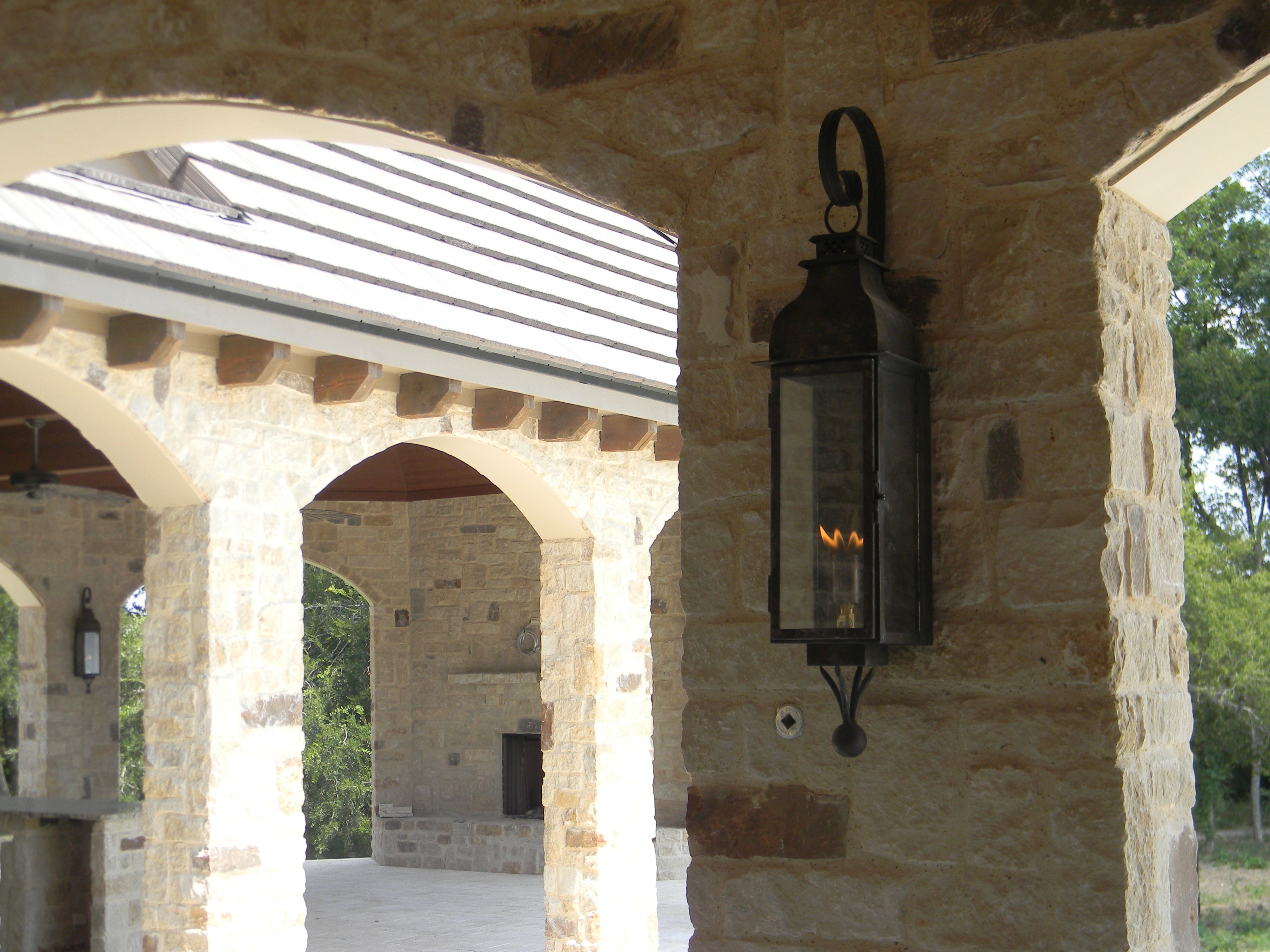 St. James Sarasota Gas Top Scroll Wall Mount Lifestyle 91