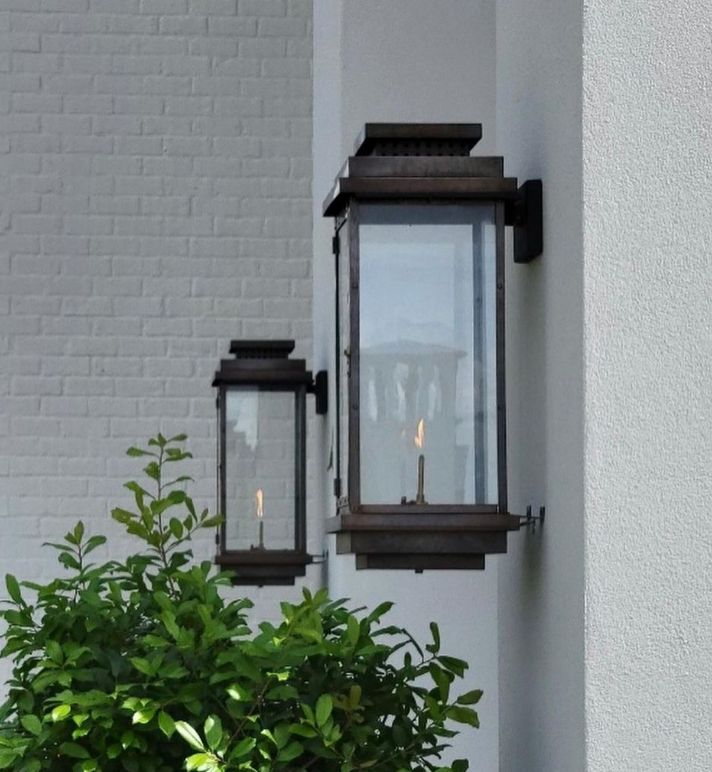 The CopperSmith Contempo Gas Wall Mount Lifestyle 12