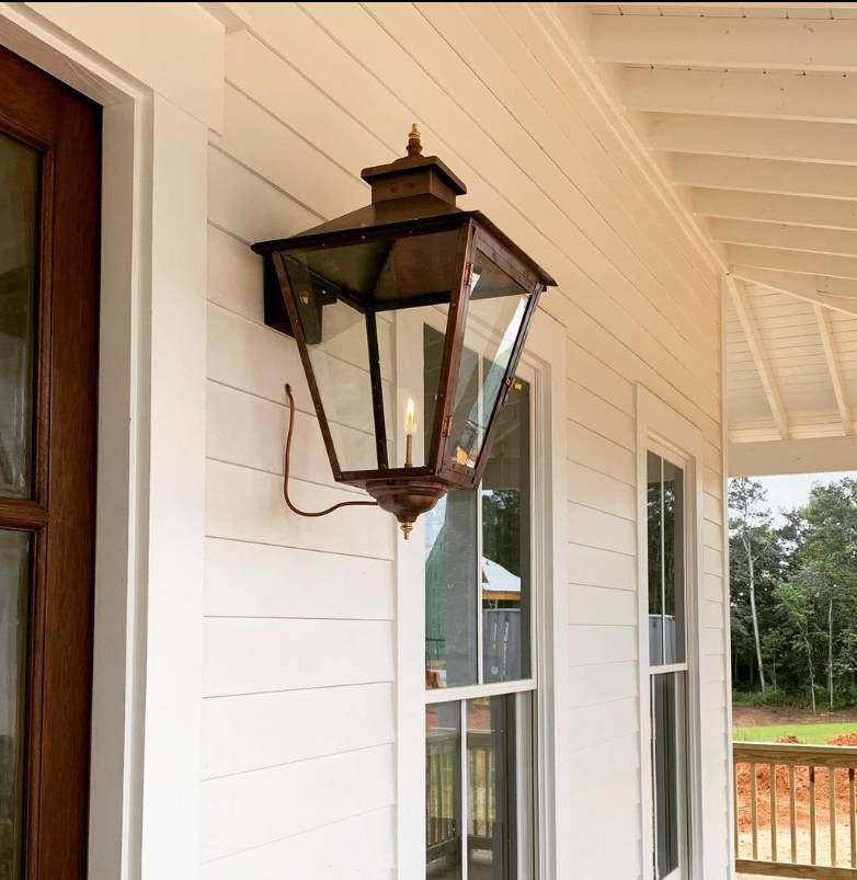 The CopperSmith Conception Street Gas Wall Mount Lifestyle 10