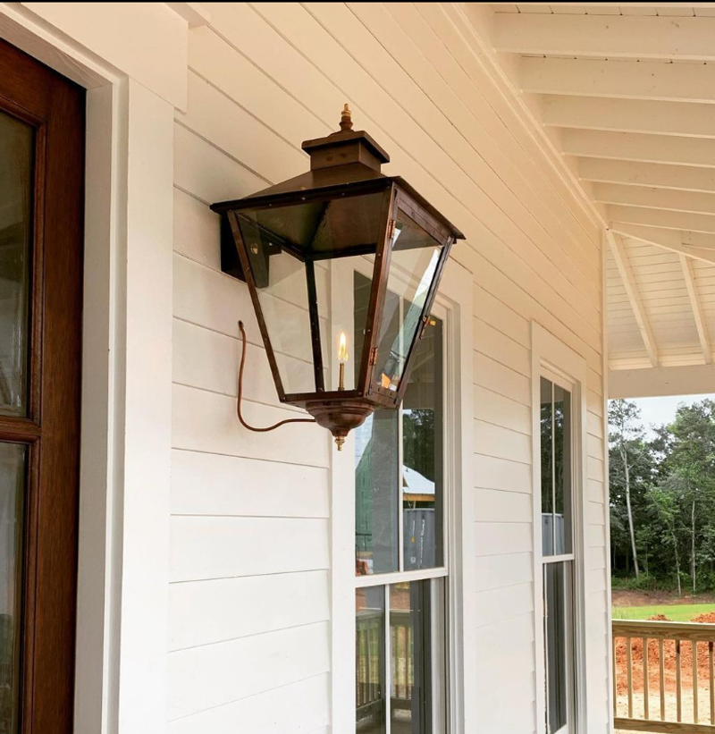 The CopperSmith Conception Street Gas Wall Mount Lifestyle 10