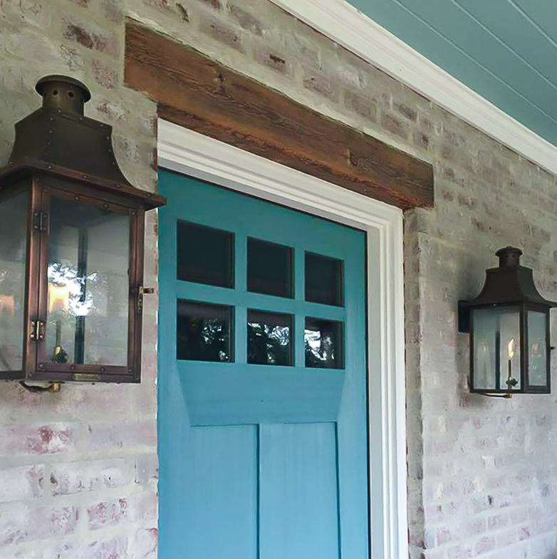 The CopperSmith Somerset Gas Wall Mount Lifestyle 11