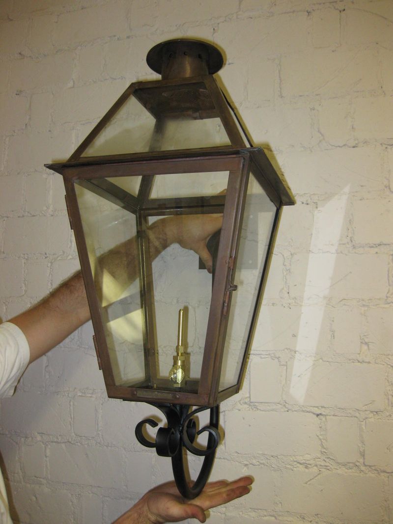 St. James Magnolia Gas Gooseneck Wall Mount Lifestyle 72