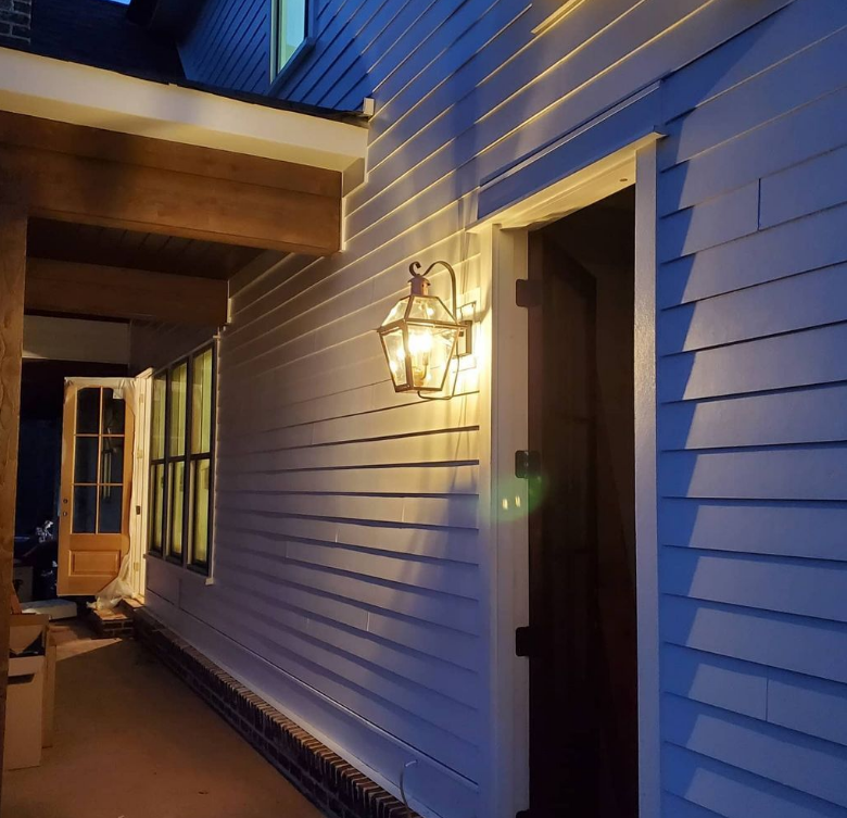 The Coppersmith Georgetown Electric Farm Hook Wall Mount Lifestyle 19