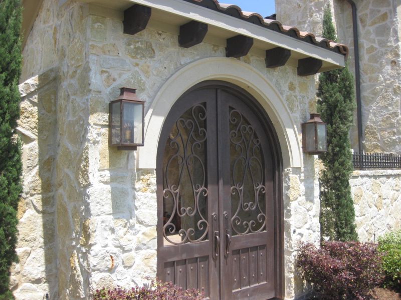 St. James Aspen Gas Wind Guard Wall Mount Lifestyle 30