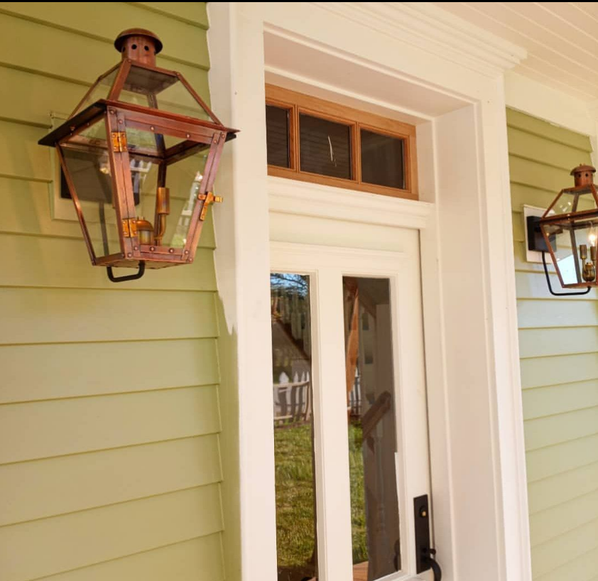 The CopperSmith Georgetown Electric Wall Mount Lifestyle 30