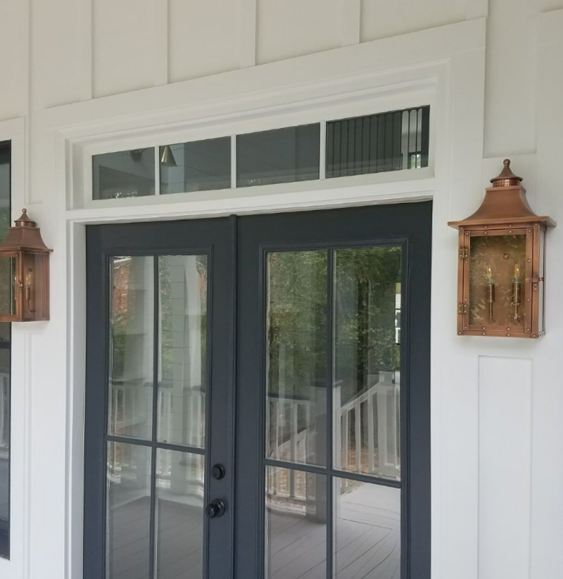 The CopperSmith Terra Electric Flush Wall Mount Lifestyle 1