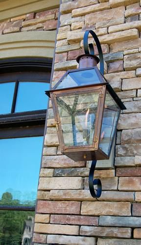 The CopperSmith Georgetown Gas Top and Bottom Scroll Wind Guard Lifestyle 5
