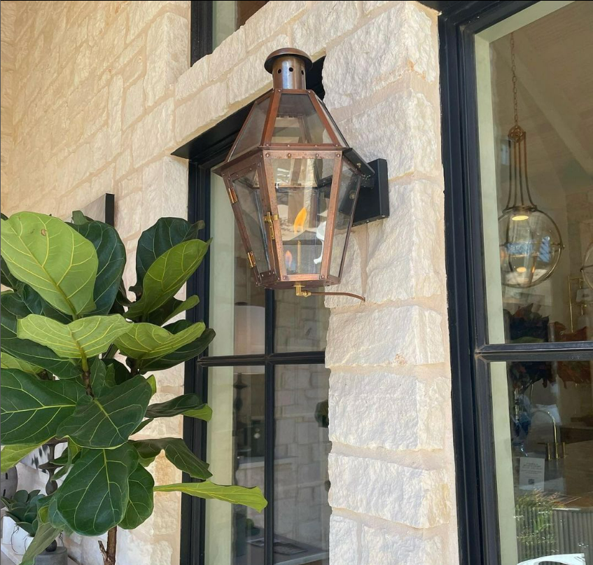 The CopperSmith Mount Vernon Gas Wall Mount Lifestyle 10