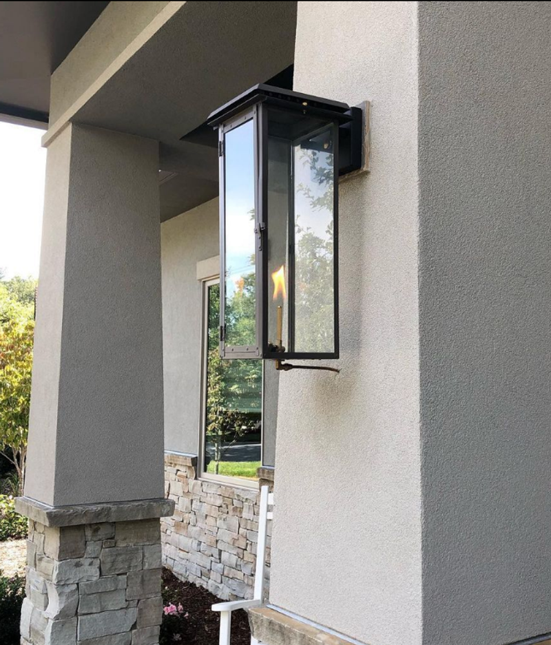The CopperSmith Hyland Gas Wall Mount Lifestyle 7
